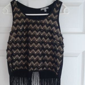 Charlotte Russe NWT Sleeveless Tassled Vest